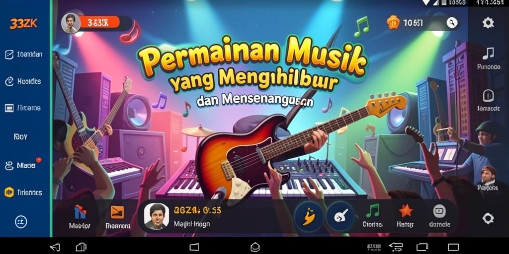 Gameplay menarik dari 33ZK dengan berbagai tantangan musik.