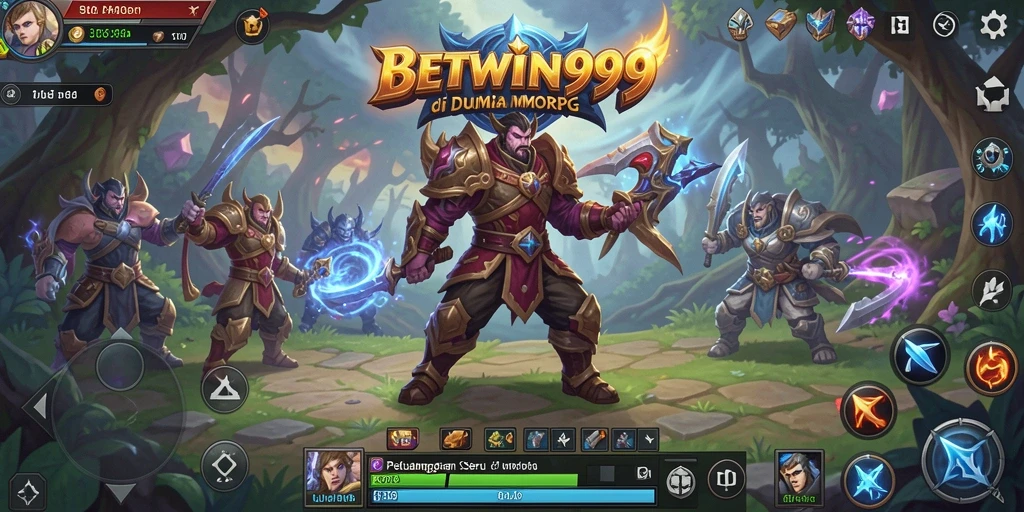 Gameplay BETWIN999 yang mendebarkan dalam petualangan MMORPG.