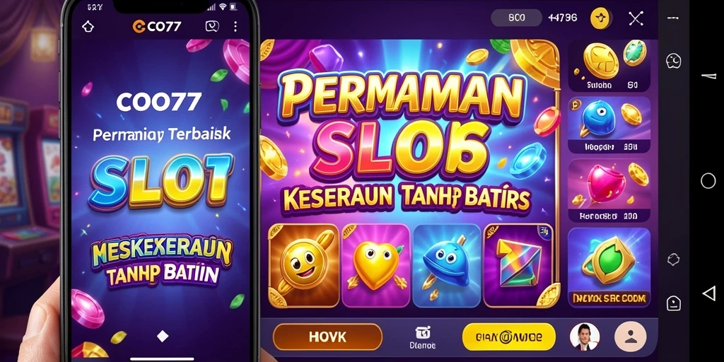Tampilan gameplay Slot menarik di COO77 dengan grafis yang memukau.