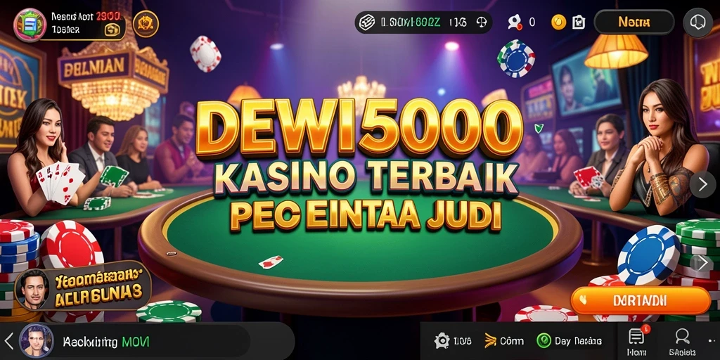 Gameplay kasino yang mengasyikkan di DEWI5000, penuh aksi dan keseruan.