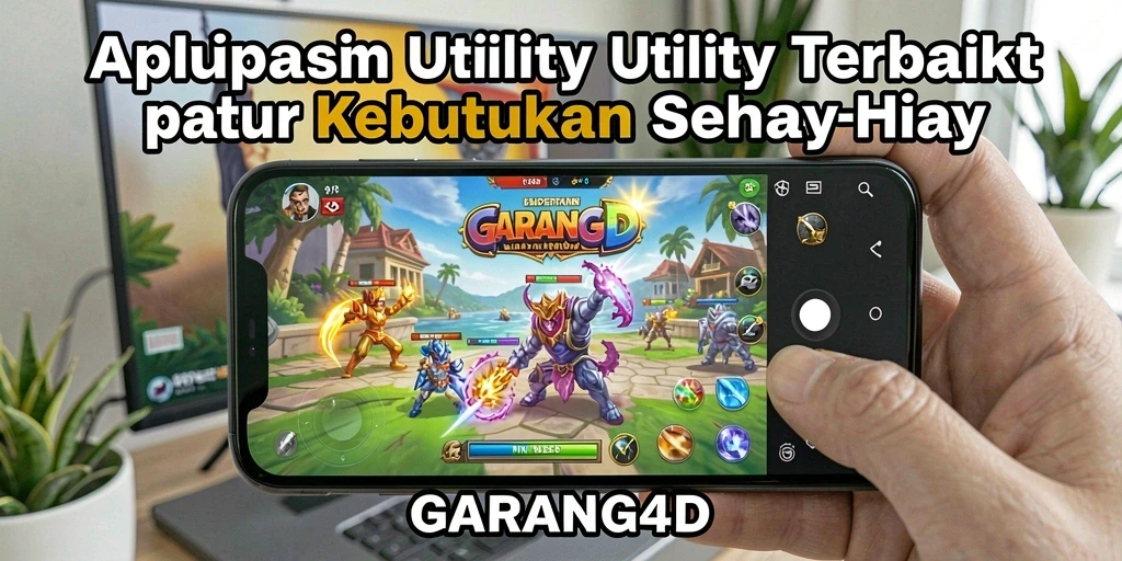 Tampilan utama GARANG4D yang menunjukkan fitur-fitur Utility.