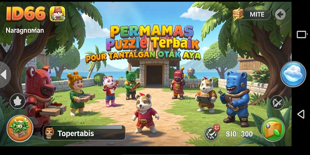 Screenshot ID66 menampilkan gameplay menarik dengan puzzle menantang.