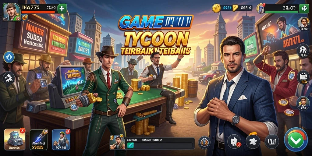 Gameplay Tycoon yang menarik dan strategis di INA777.