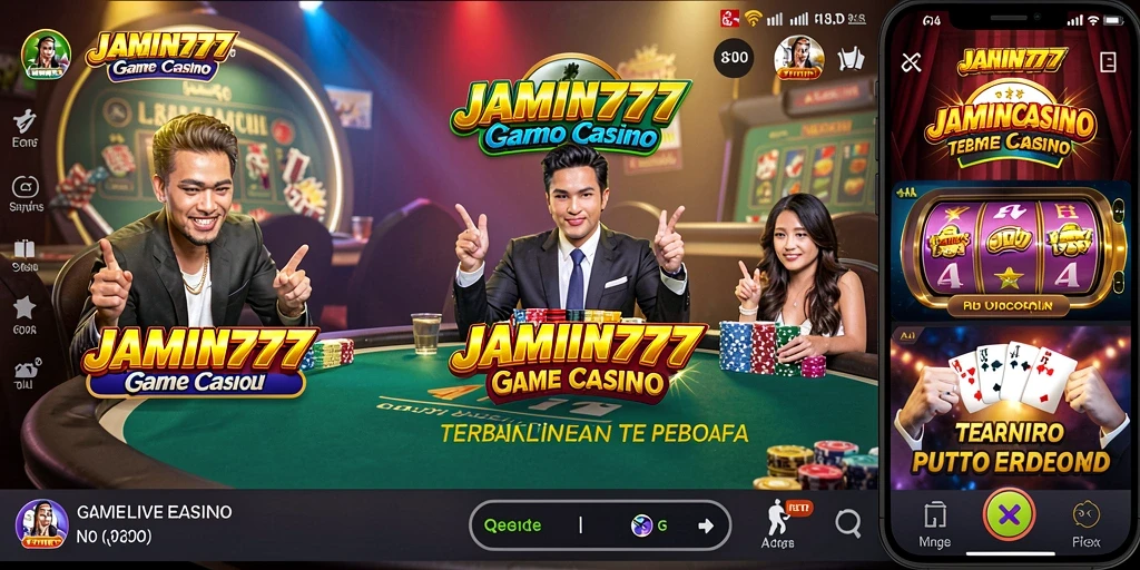 Tampilan gameplay Live Casino yang menarik di JAMIN777.