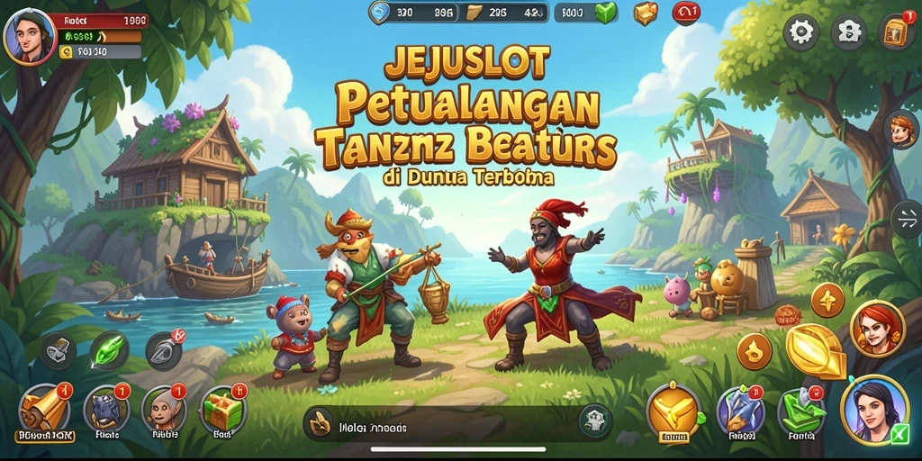Tampilan gameplay JEJUSLOT yang menakjubkan di dunia terbuka.