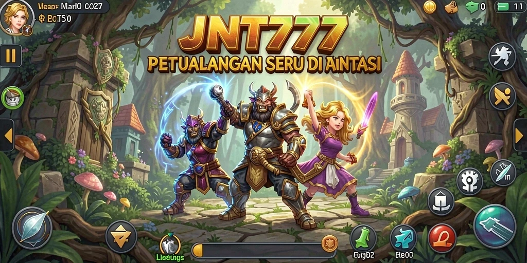 Screenshot JNT777 menampilkan pemain dalam aksi menjelajahi dunia petualangan.