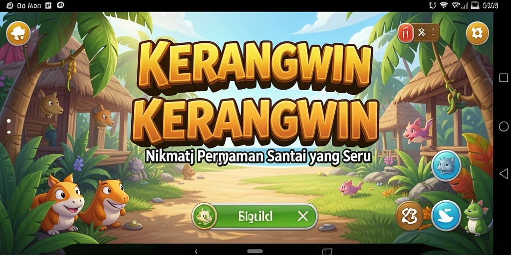 Tampilan gameplay KERANGWIN yang seru dan menarik.