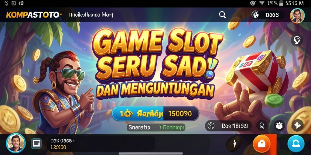 Screenshot gameplay KOMPASTOTO yang menunjukkan keseruan bermain Slot.