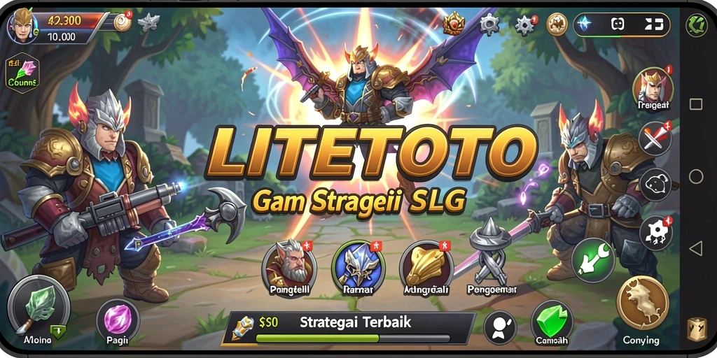 Tampilan gameplay SLG LITETOTO yang menakjubkan