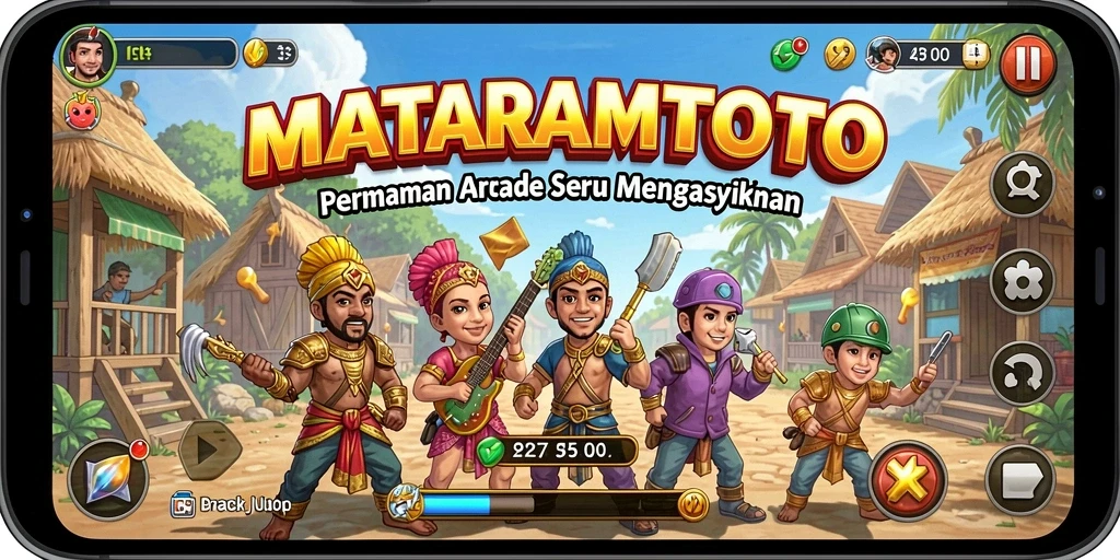 Screenshot gameplay seru dari MATARAMTOTO yang menampilkan aksi Arcade.