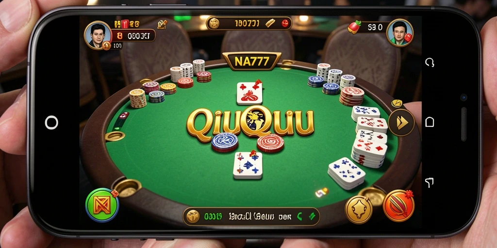 Tampilan utama gameplay QiuQiu yang seru di NA777.