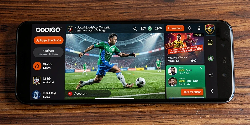 Screenshot ODDIGO menampilkan pengalaman taruhan olahraga yang mengasyikkan.