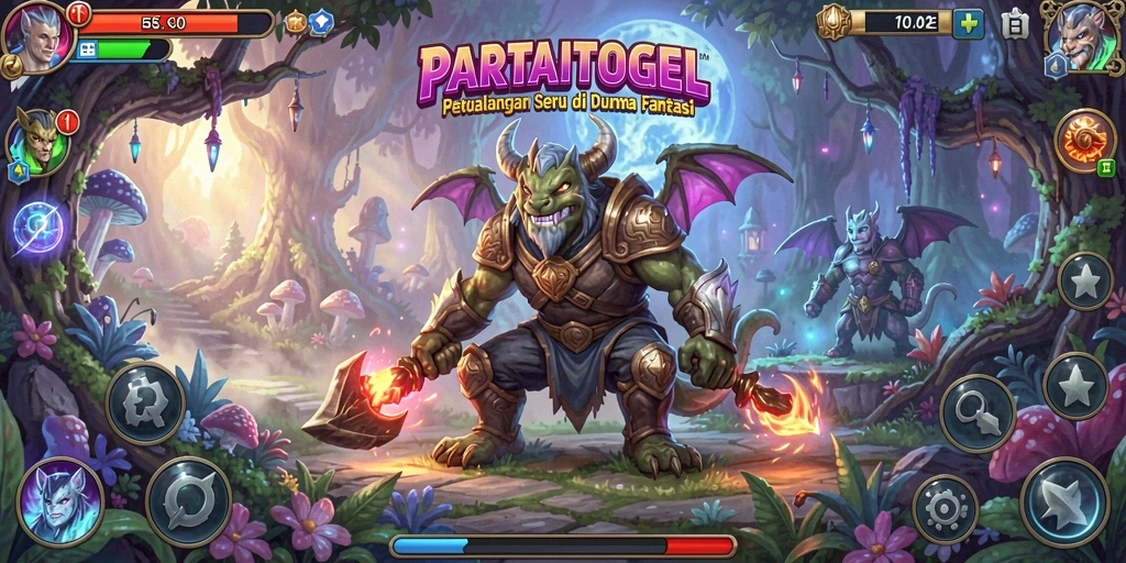 Screenshot gameplay yang menunjukkan petualangan seru di PARTAITOGEL.