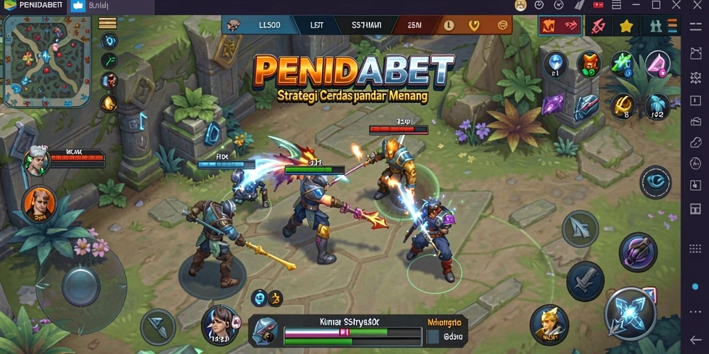 Tampilan gameplay PENIDABET yang seru dan strategis.