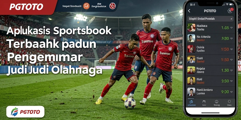 Tampilan antarmuka aplikasi PGTOTO yang menampilkan fitur Sportsbook.