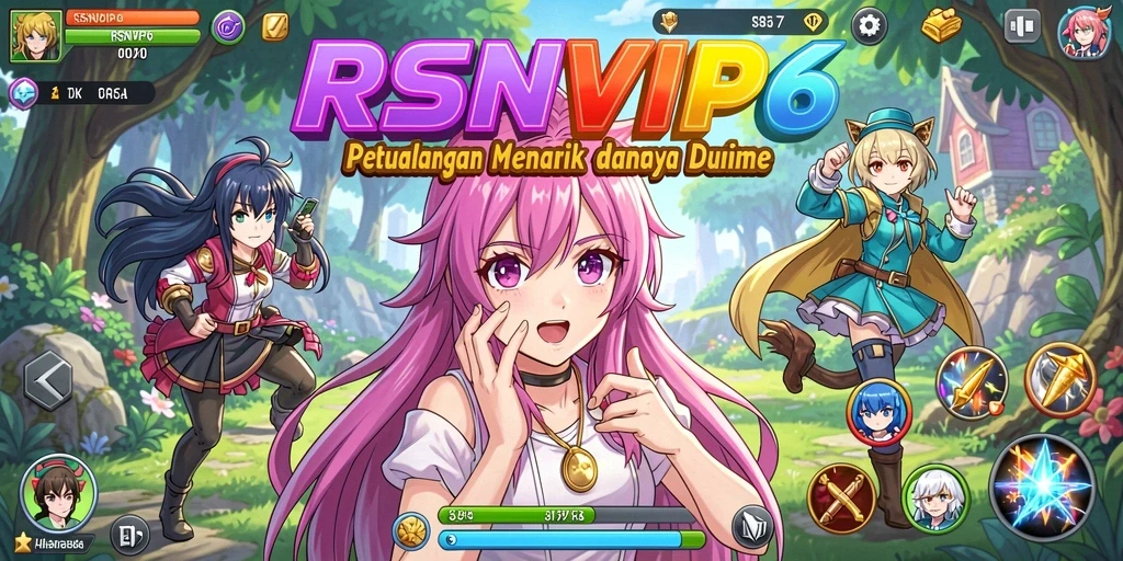 Tampilan gameplay RSNVIP6 yang menakjubkan dan penuh warna.