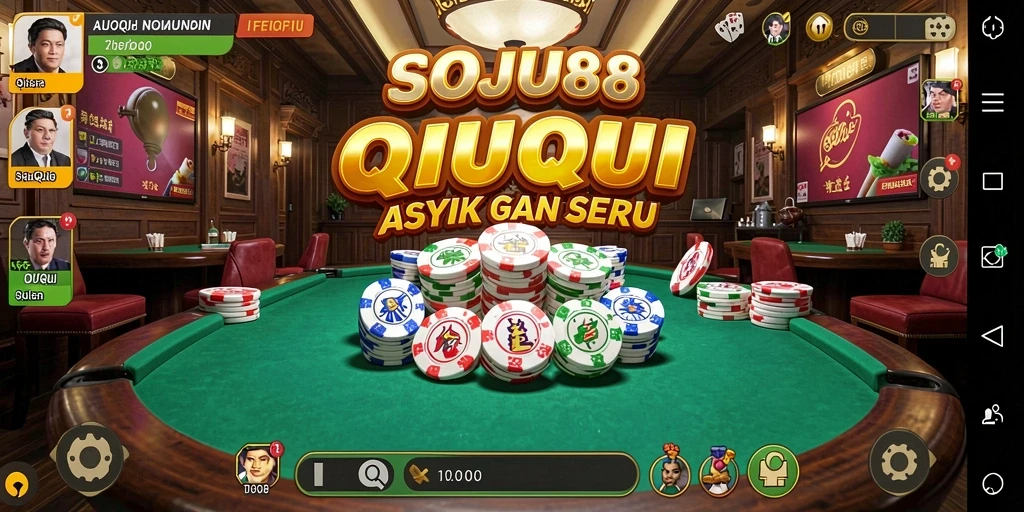 Tampilan gameplay QiuQiu yang menarik dan kompetitif di SOJU88.