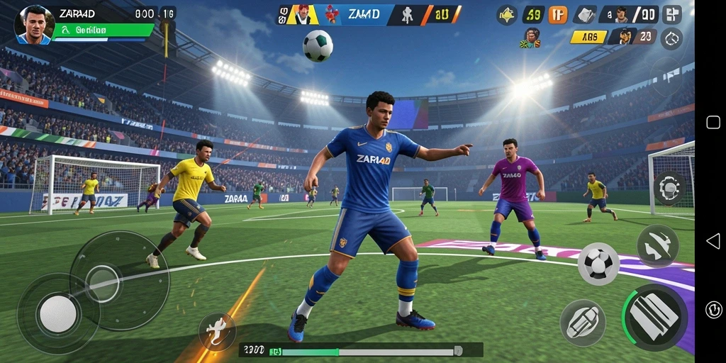 Tampilan gameplay ZARA4D yang menarik dan dinamis.